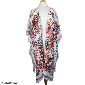 Floral Kimono Style Top / Cover Up